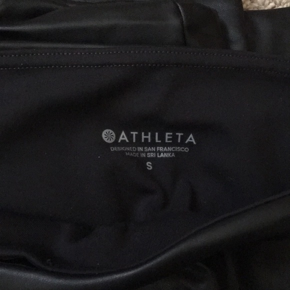 Athleta Leather Leggings - Picture 2 of 3